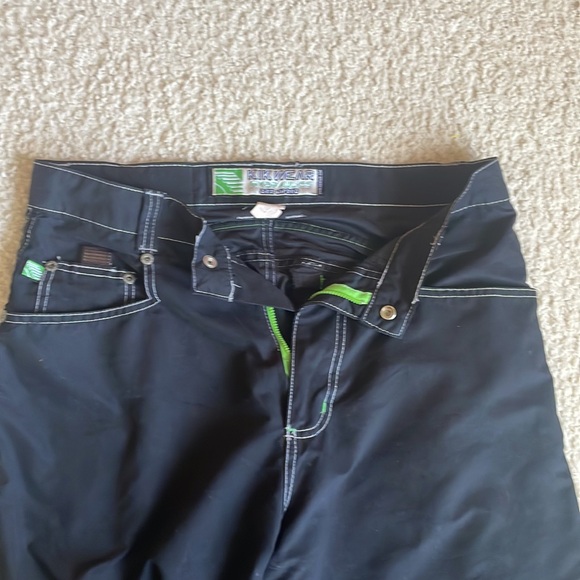 Vintage Kik Wear Hydraulics Get Lifted Baggy Y2K 90’s Black Cargo Pants - Picture 3 of 4